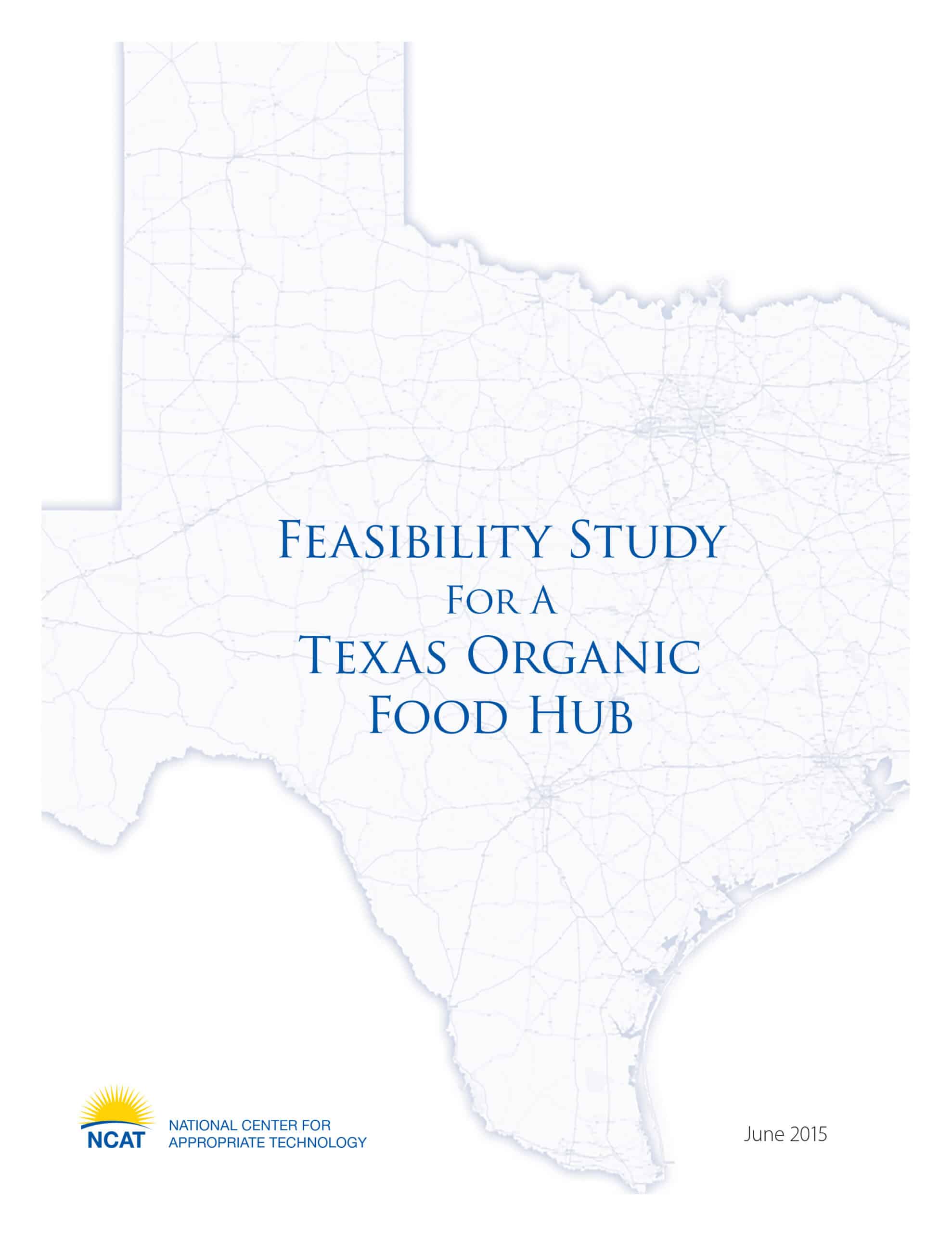 Feasibility Study for a Texas Organic Food Hub cover