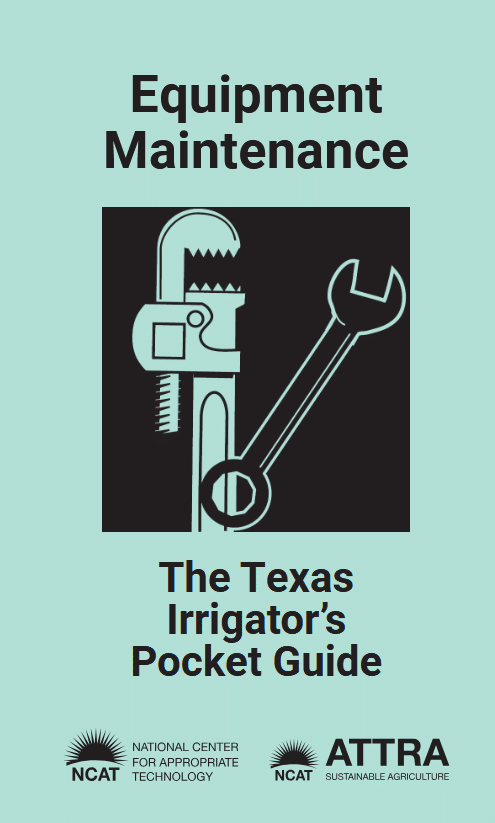 The Texas Irrigator’s Pocket Guide cover