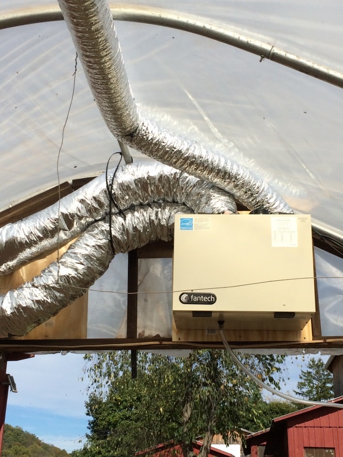 Ventilador con recuperación de calor Fantech