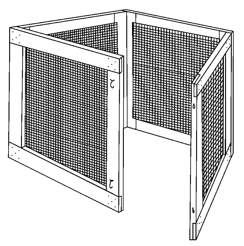 Portable compost bin