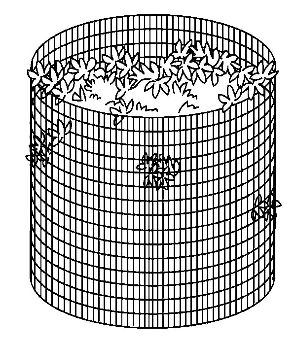typical container bin