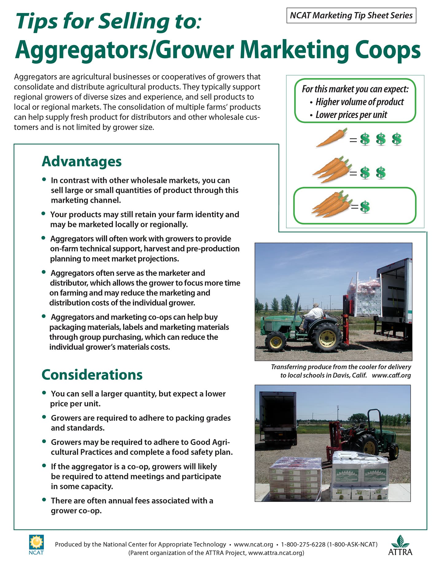 Tips for Selling to Aggregators/Grower Marketing Coops cover
