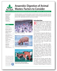 Digestión anaeróbica de residuos animales: factores a tener en cuenta (portada)