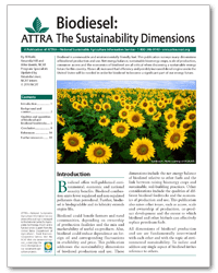 Biodiésel: Portada de «The Sustainability Dimensions»