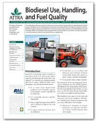 Biodiesel Use, Handling, and Fuel Quality cover