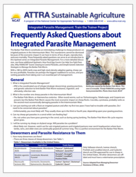 Frequently Asked Questions about Integrated Parasite Management cover