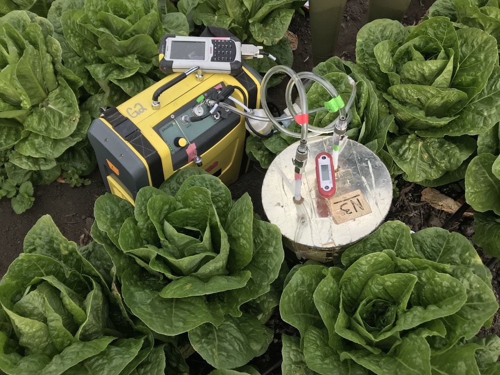 Testing instruments in the field.