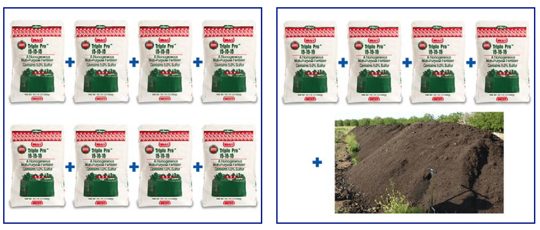 fertilizer versus composted soil