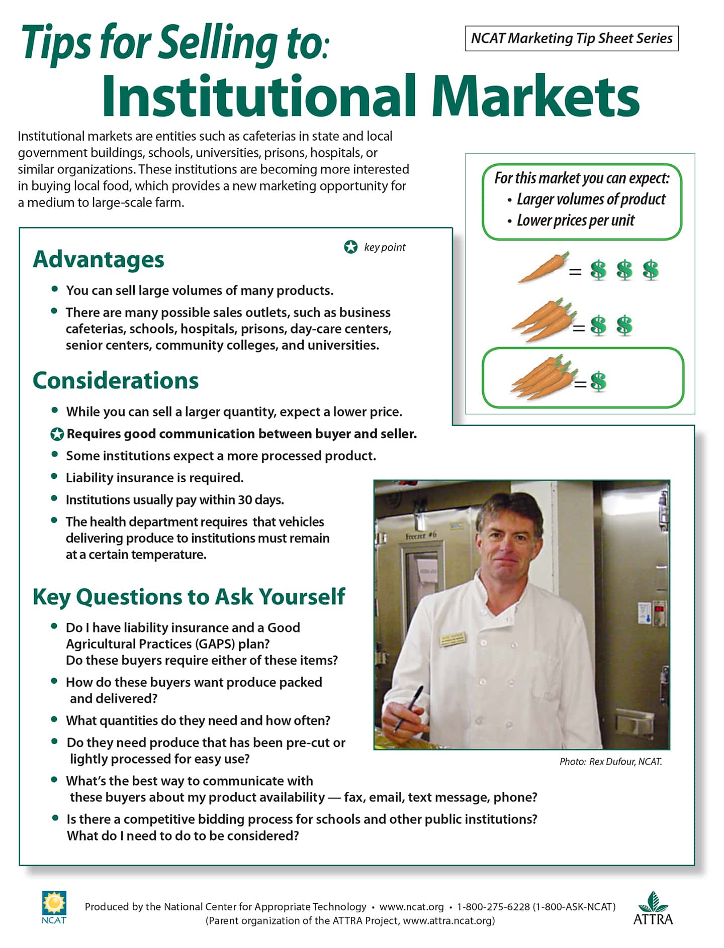 Tips for Selling to Institutional Markets cover