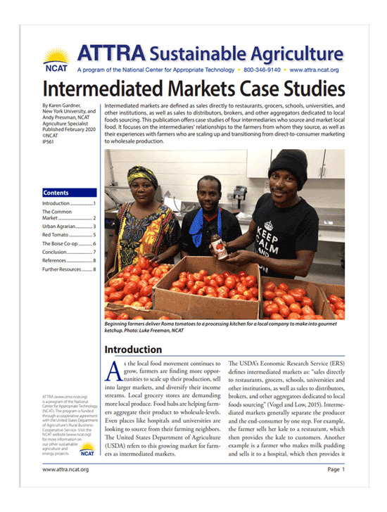 Intermediated Markets Case Studies cover