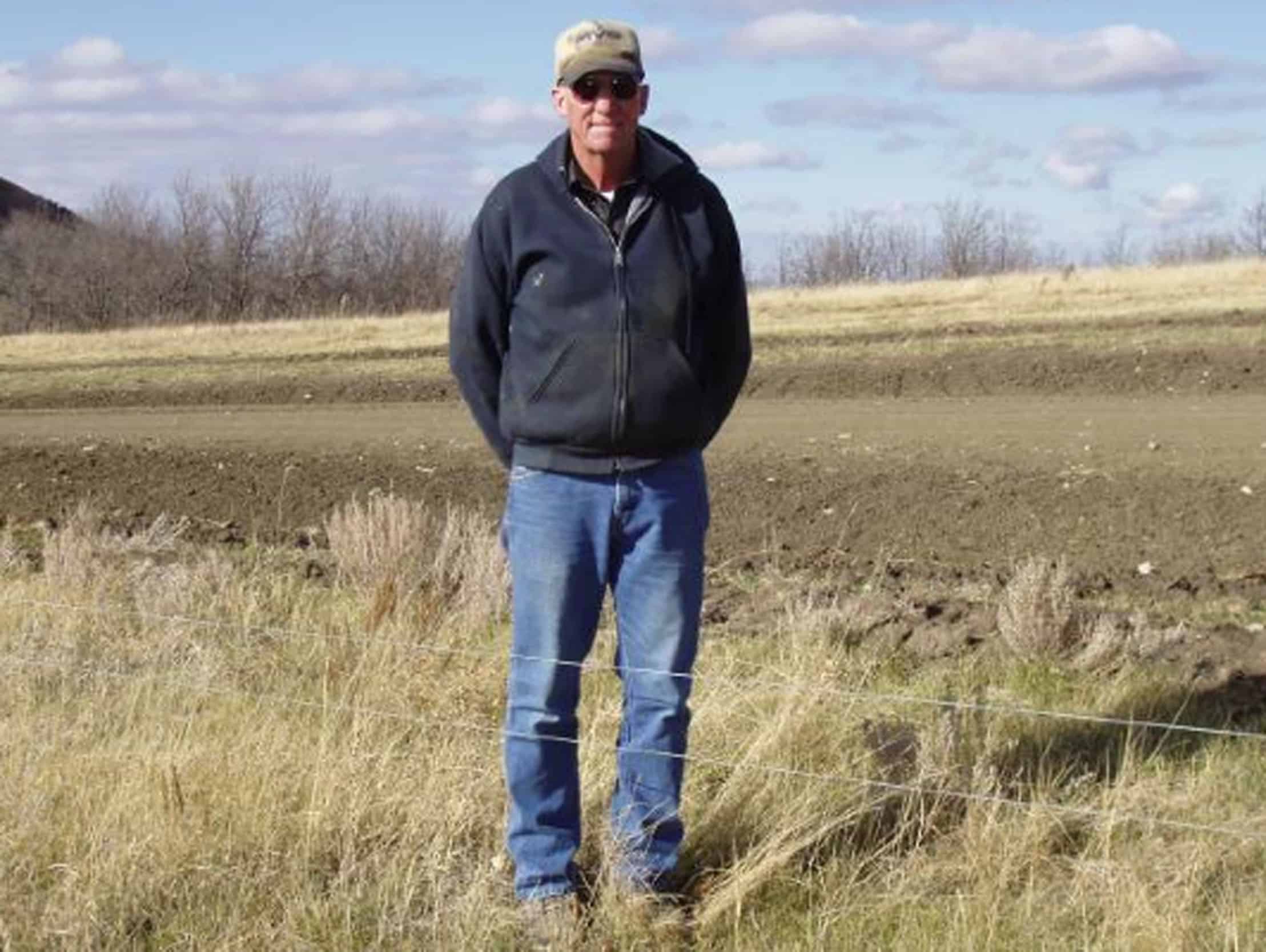 Ken Miller on the Miller Farm.