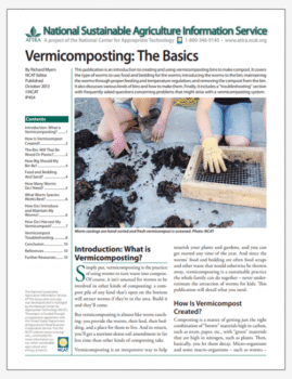 Vermicomposting: The Basics cover