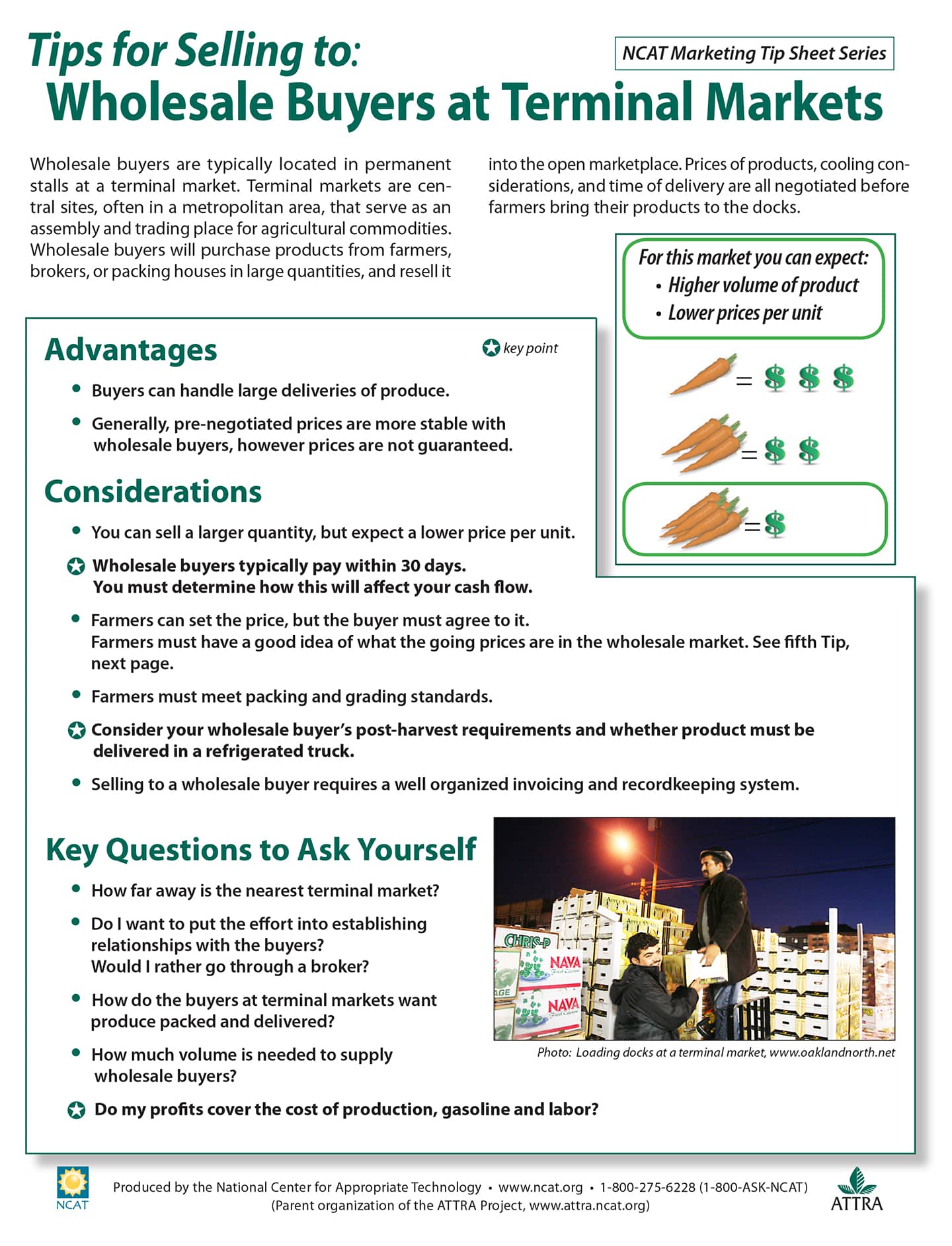 Tips for Selling to Wholesale Buyers at Terminal Markets cover