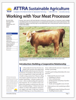 Working With Your Meat Processor cover