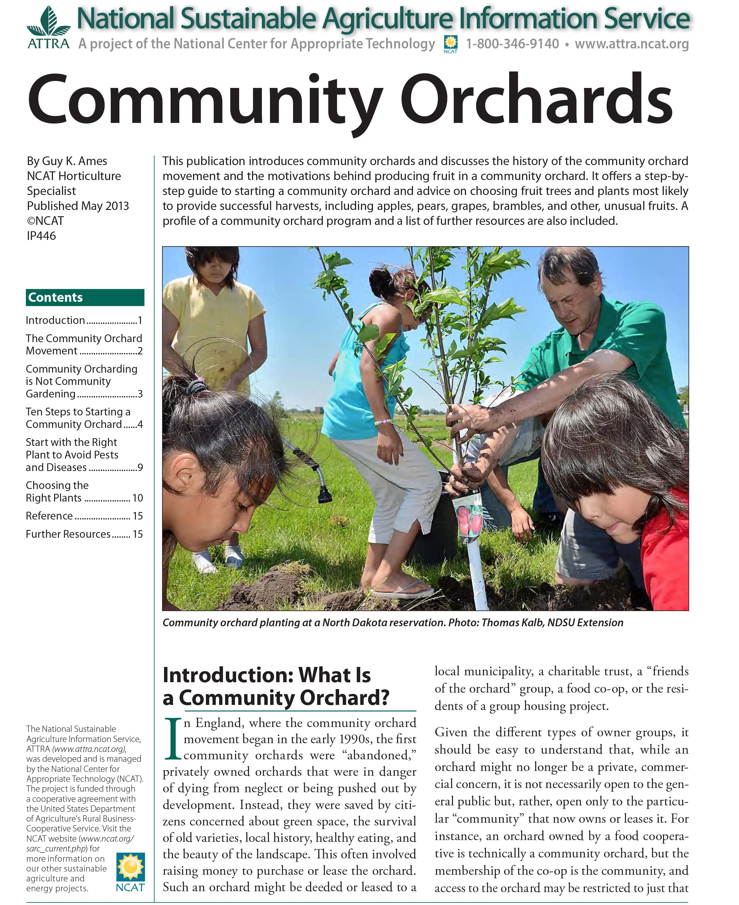 Community Orchards cover