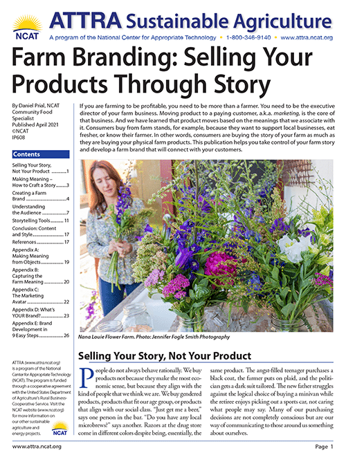 Farm Branding: Selling Your Products Through Story cover