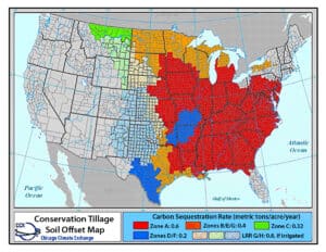 Figure 4 Conservation Tillage Soil Offset Map