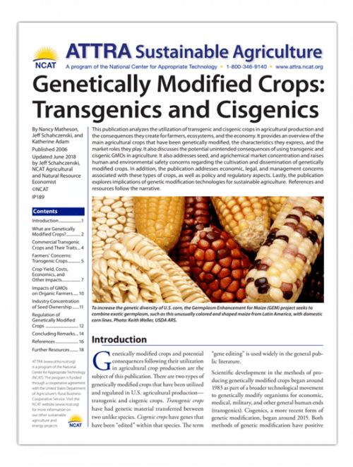 Genetically Modified Crops: Transgenics and Cisgenics cover