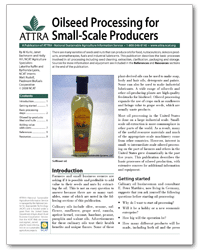 Oilseed Processing for Small-Scale Producers cover
