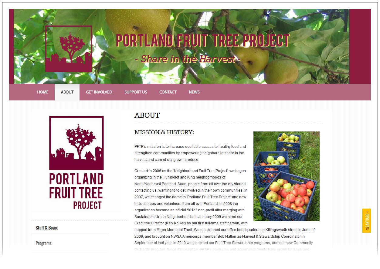 portland fruit tree project screenshot