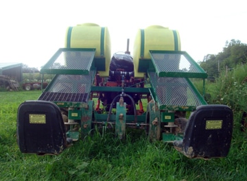 A Rainflo water-wheel transplanter at Pennypack Farm and Education Center inHorsham, Pennsylvania