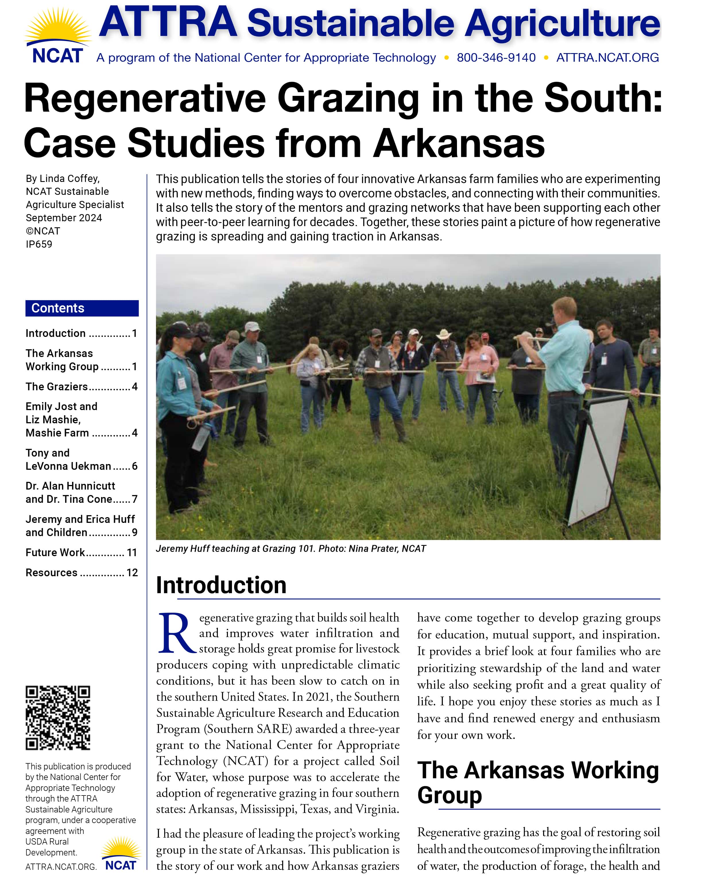 Regenerative Grazing in the South: Case Studies from Arkansas cover