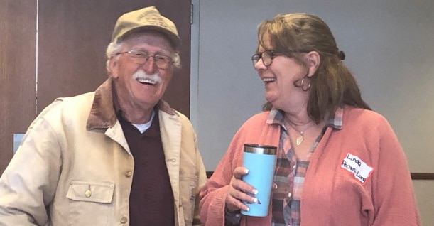 Photo of Ron Morrow and Linda Pechin-Long, HMI trainer
