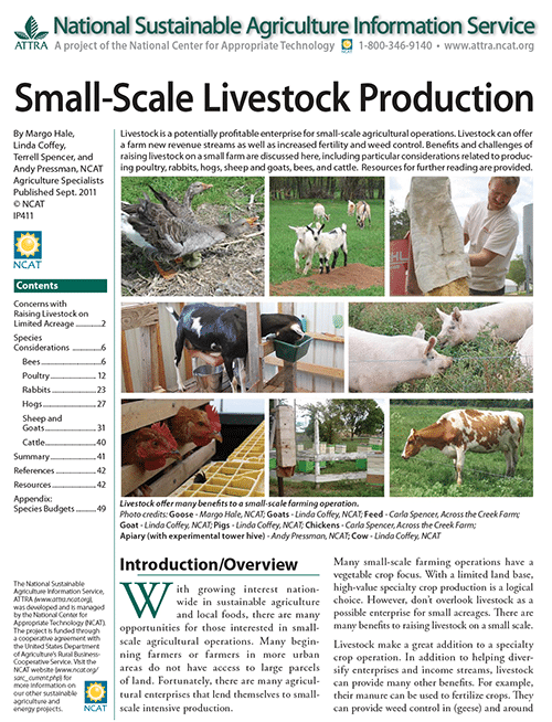 Small-Scale Livestock Production cover