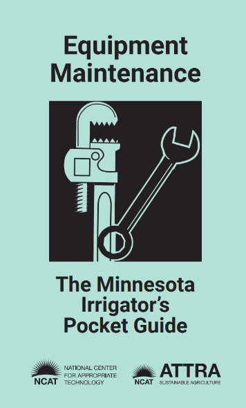 The Minnesota Irrigator’s Pocket Guide cover