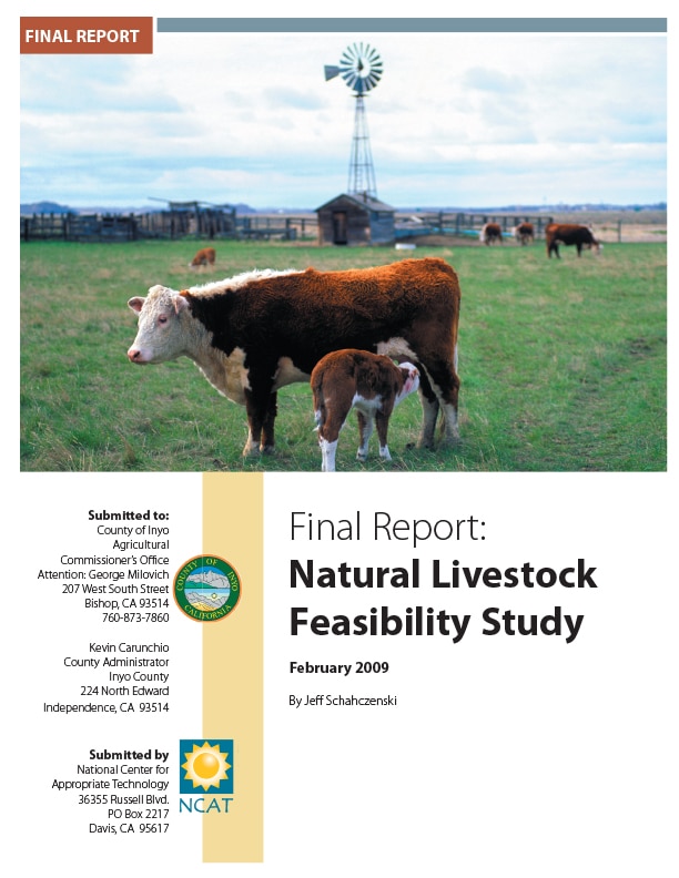 Natural Livestock Feasibility Study cover