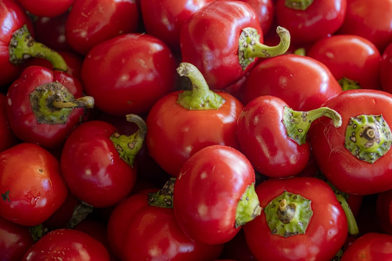 red peppers